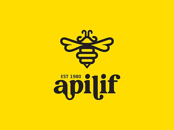 Δημιουργία λογοτύπου Apilif, εταιρείας παραγωγής μελιού και προϊόντων διατροφής
